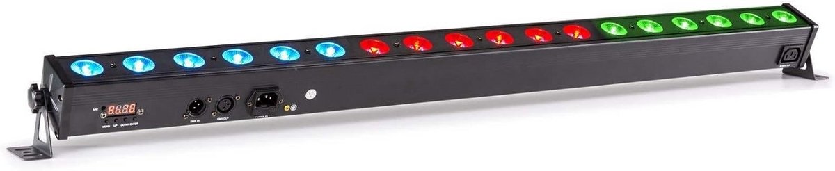 Krachtige LED Bar met 18x 4W RGB LEDs voor Verlichting en Effecten