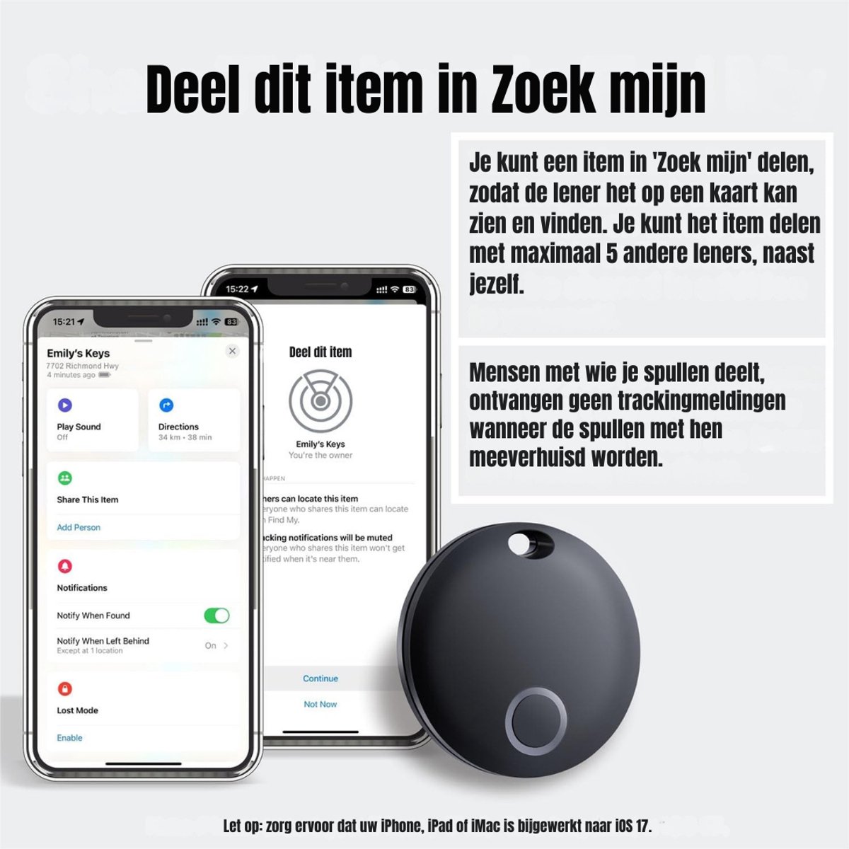Florixa® GPS Tracker auto - GPS Tracker - GPS Trackers - Zwart - 4cm x 4cm x 1cm; 70 g