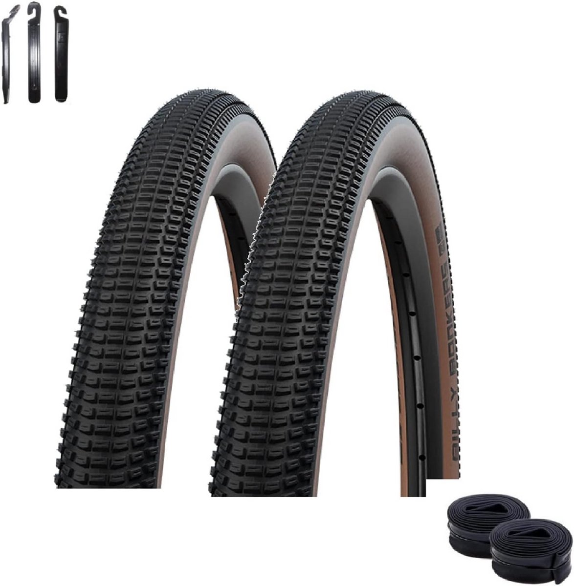 Set van 2 Fietsbanden 26 inch Draadbanden 2.10 Mountainbike en Cityfiets