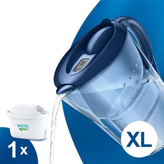 BRITA - Waterfilterkan - Marella XL - 3,5L - Blauw - incl. 1 MAXTRA PRO ALL-IN-1 filterpatroon