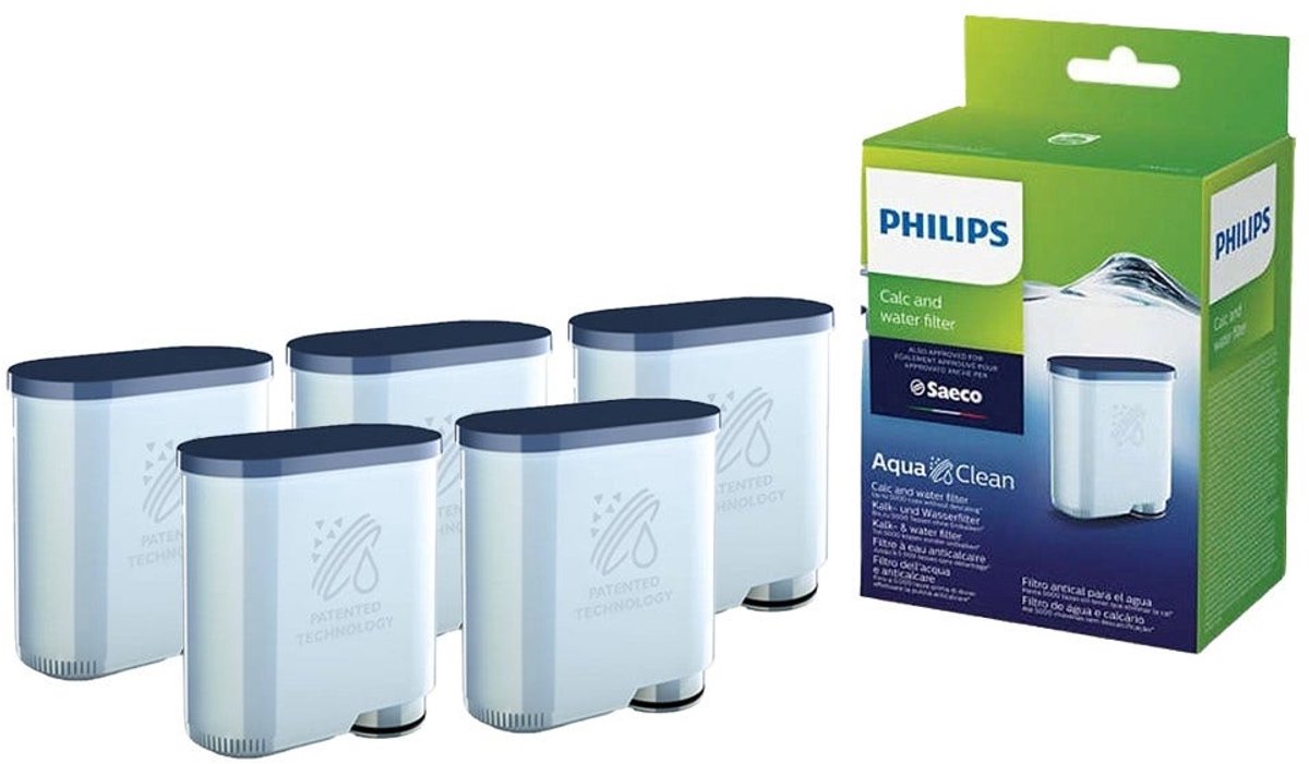 Philips / Saeco Aquaclean Kalk- en waterfilter 5x CA6903