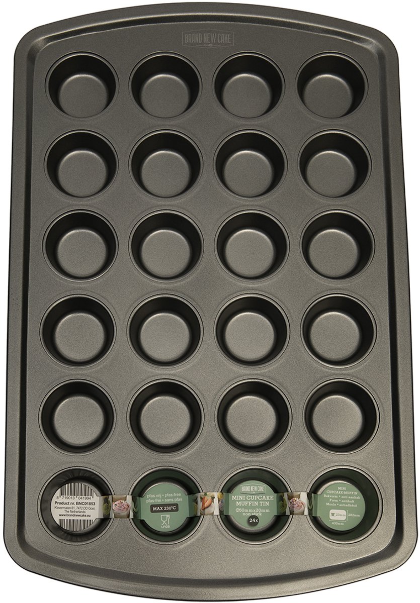 BrandNewCake Mini Cupcake / Muffin Bakvorm 24 stuks