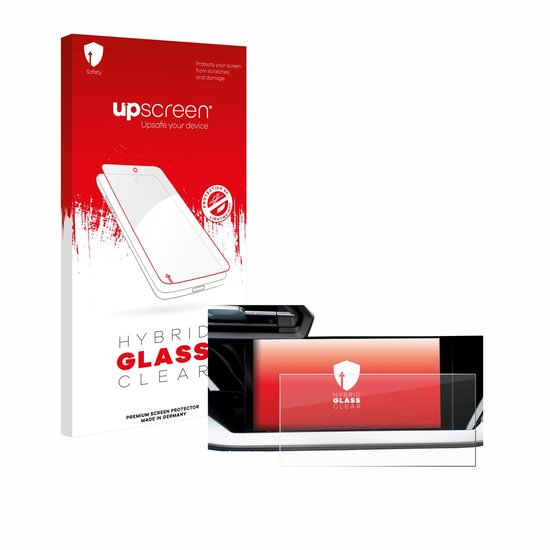 upscreen - Screenprotector voor Audi A3 Sportback TFSI e Facelift MMI 2024 - Folie Beschermfolie Beschermglas transparant
