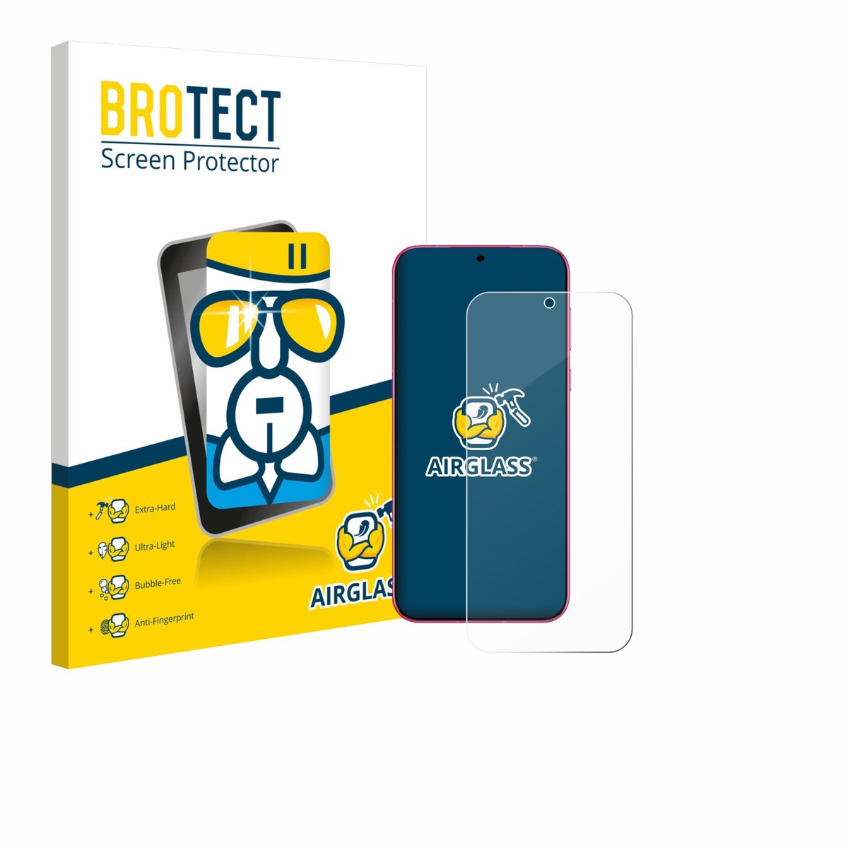 Screenprotector voor Huawei Pura 80 Beschermglas transparant