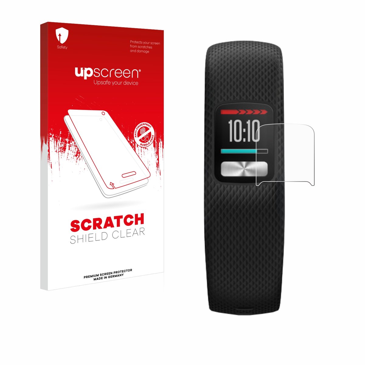 upscreen - Screenprotector voor Garmin Vivofit 4 - Folie Beschermfolie transparant