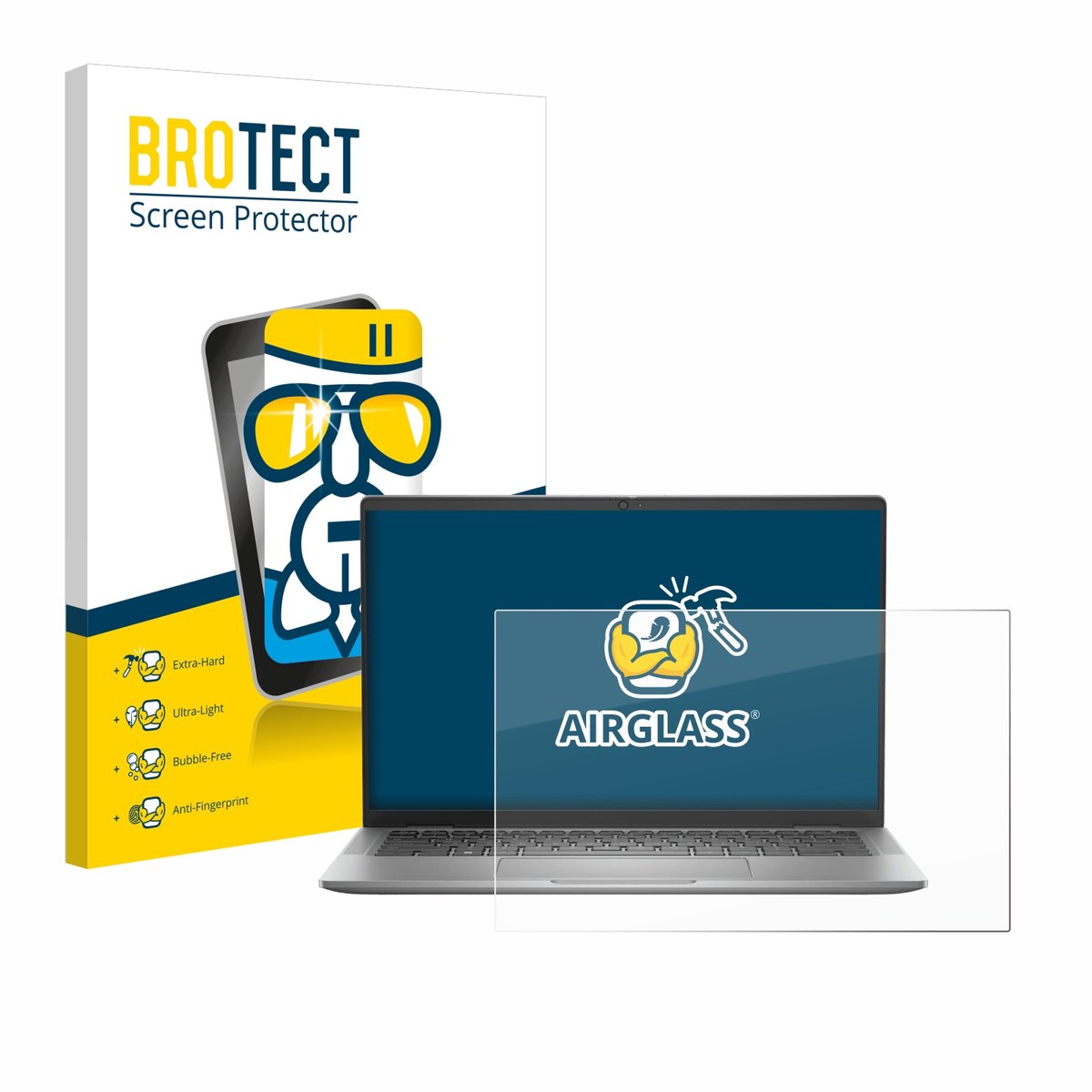 Screenprotector voor Dell Latitude 7440 Laptop Beschermglas transparant