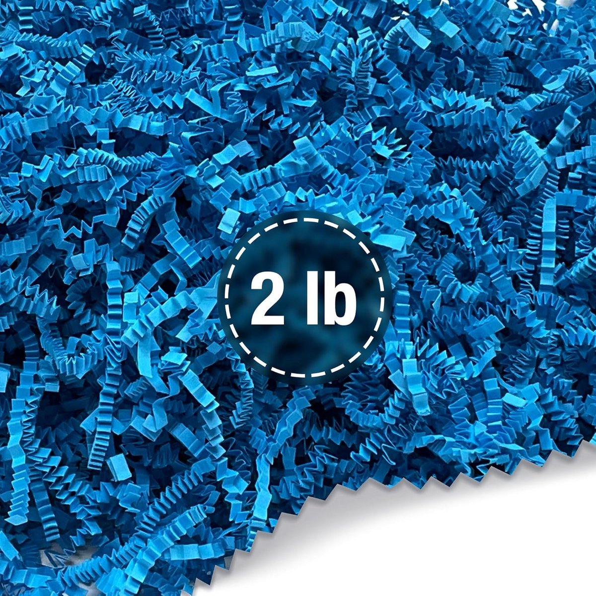 Opvulmateriaal Geschenken Blauw Knipsel Papier Shredder Vulsel voor Manden en Verpakking (1kg)