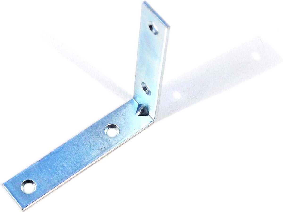 50x Metalen Hoekijzers 70x70mm - Robuuste Stoelhoekverbinders voor Meubels en Versteviging