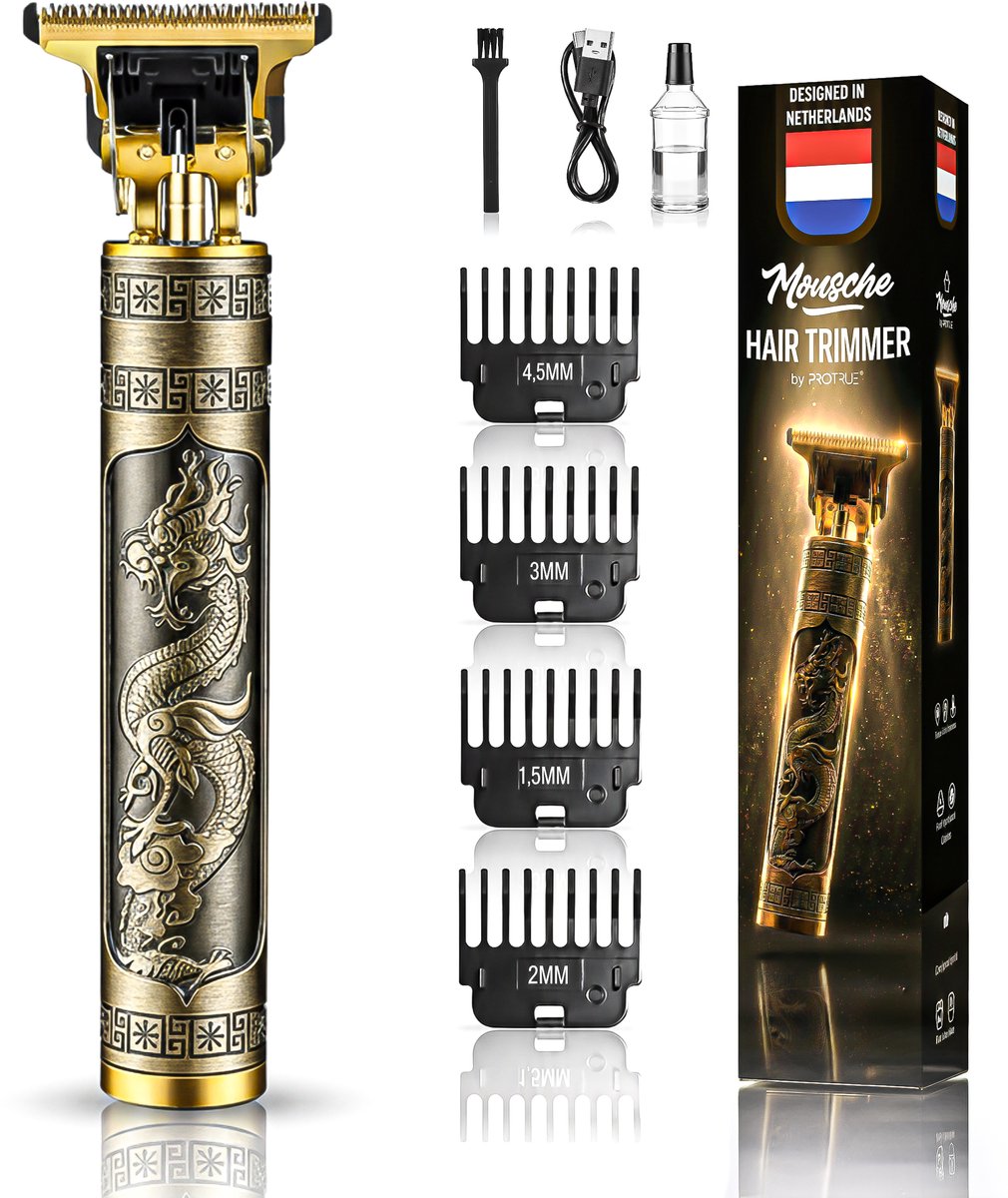 Tondeuse Mannen Hoofdhaar - Trimmer Set voor Hoofd en Baard - Baardtrimmer en Haartrimmer - USB C
