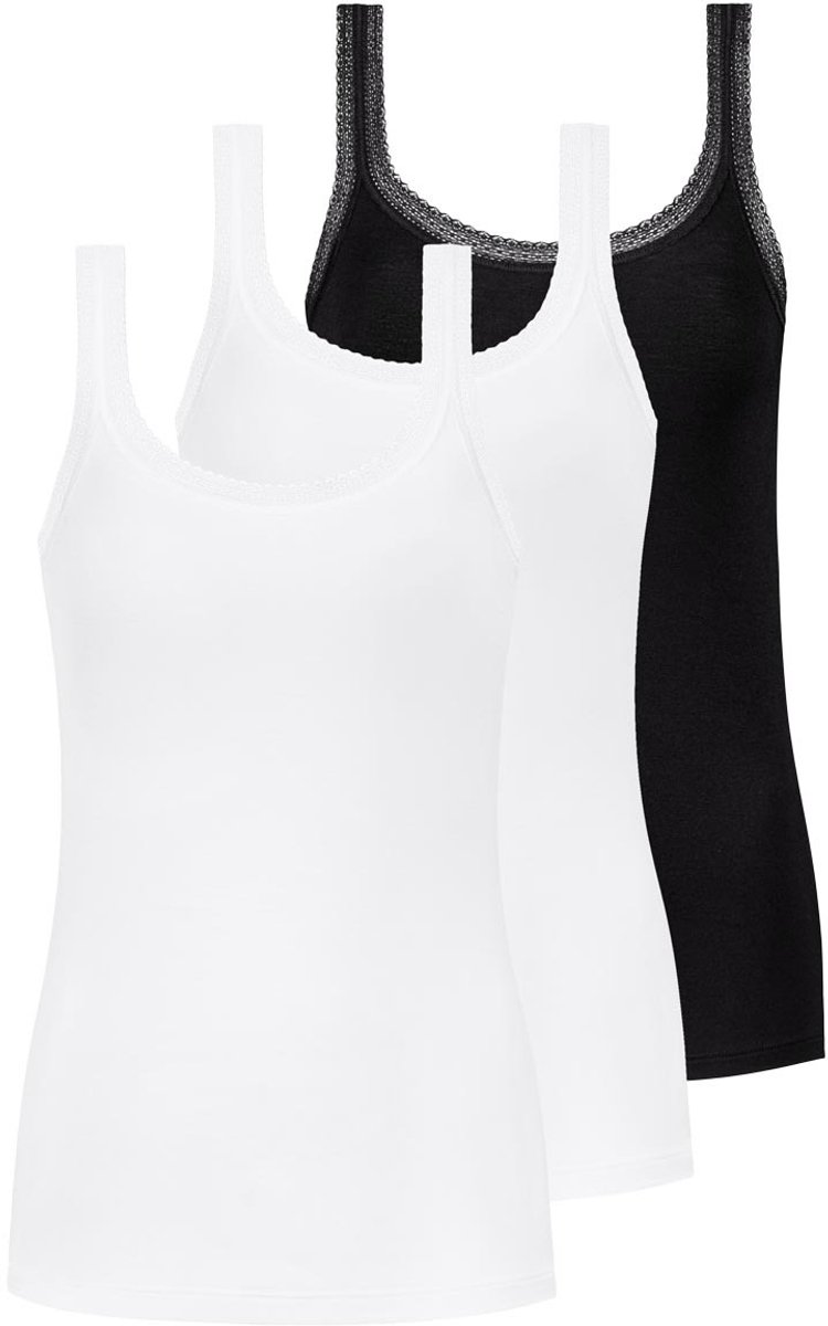 Mey Dames onderhemd 3 pack Modal Lace