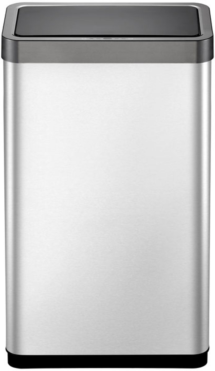 Eko Afvalbak Mirage Sensor 80 Liter Rvs Matzilver