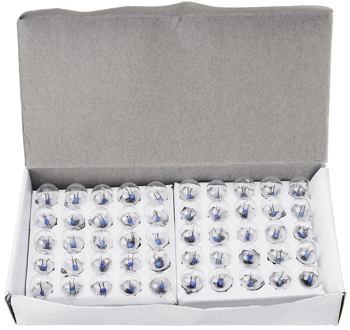 50x E10 Miniatuur Gloeilampen 2.5V voor Experimenten en Hobby - Schroef Fitting