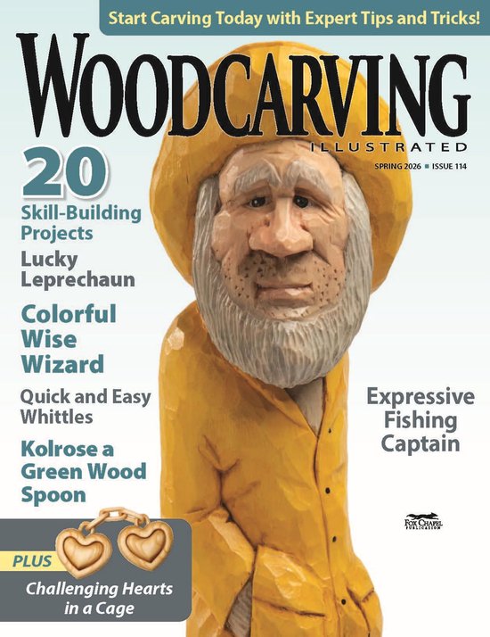 Woodcarving Illustrated Issue 114 Spring 2026 - cover