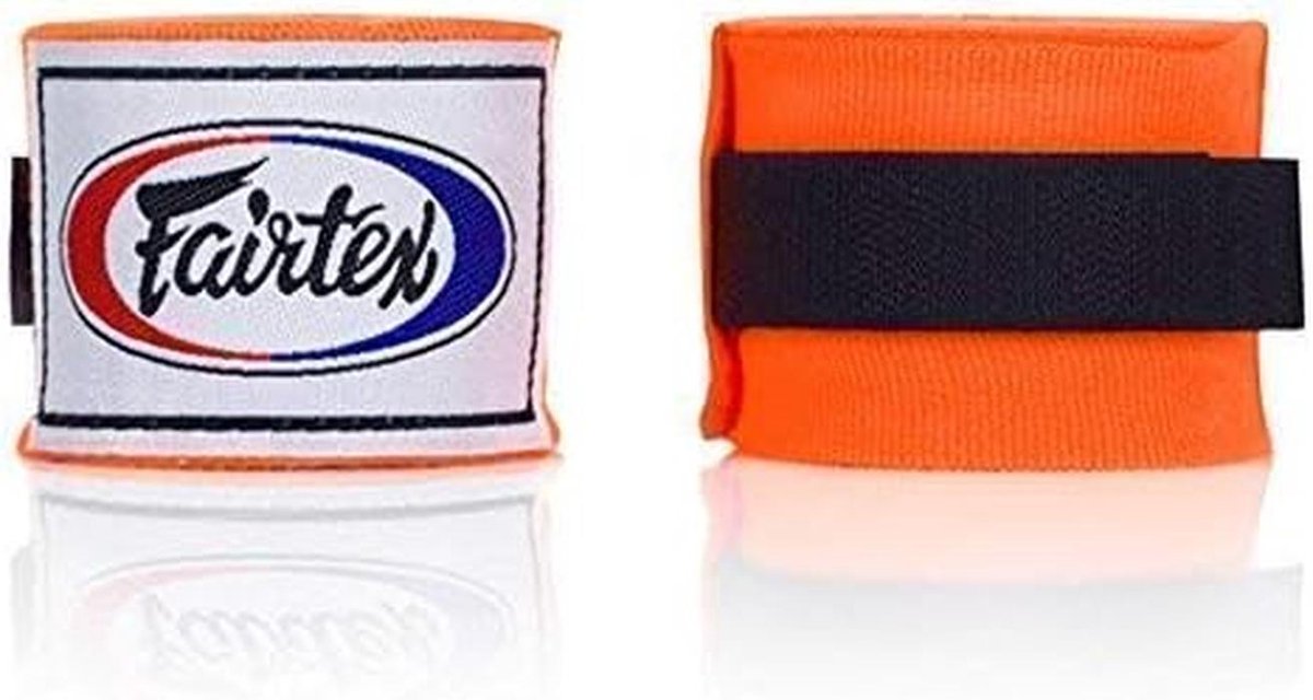 Elastisch Polyester Bokshandschoenen Wraps 4.5M Oranje voor Training