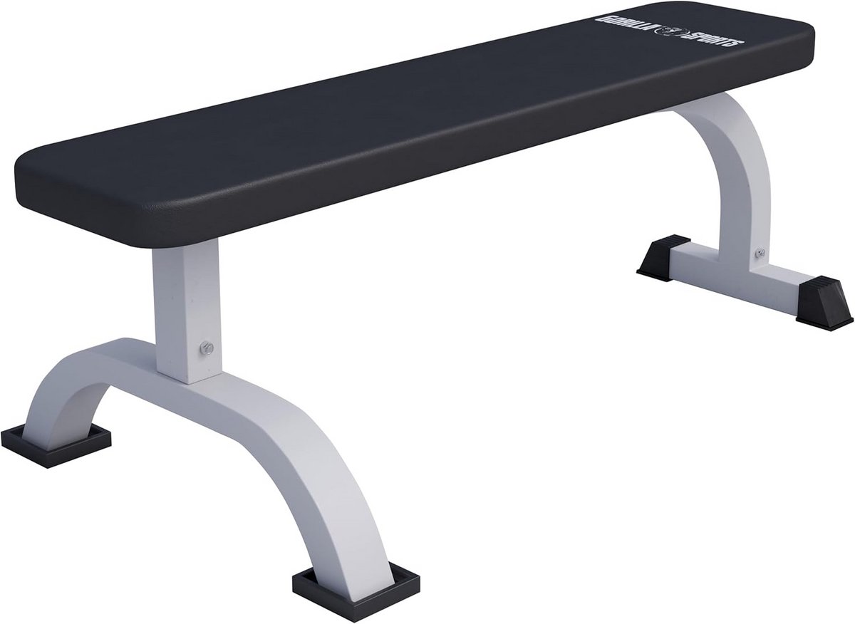 Fitness Trainingsbank - Vlakke Bank voor Dumbbell Oefeningen en Krachttraining tot 300 kg