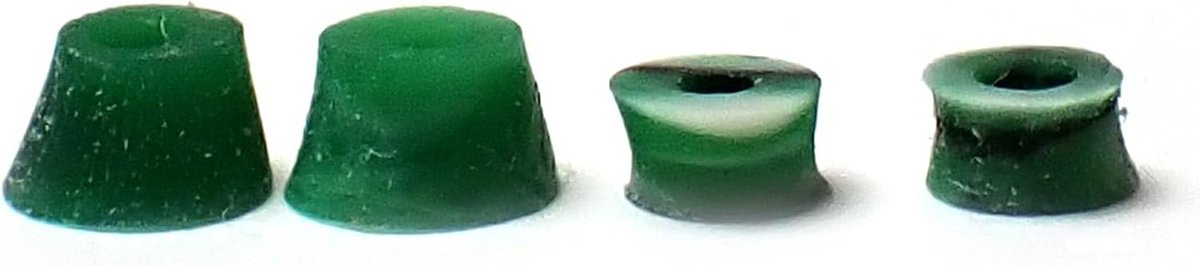Fingerboard Bushings 78A Swirl Witte Groen Zwart voor Onderstel