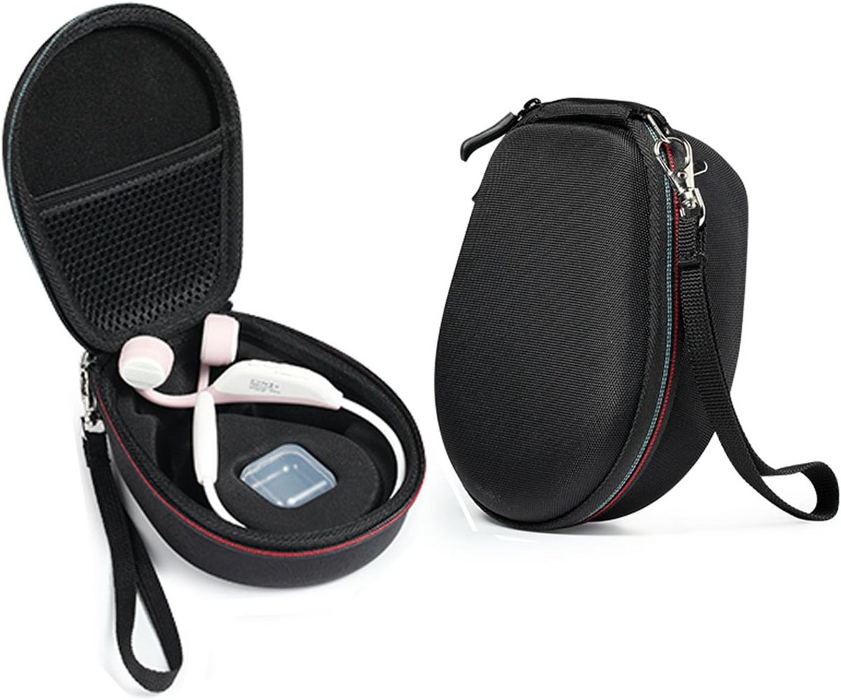 Stevige Hardcase Opslag voor Draadloze Open-Ear Bone Conduction Hoofdtelefoons - Zwart