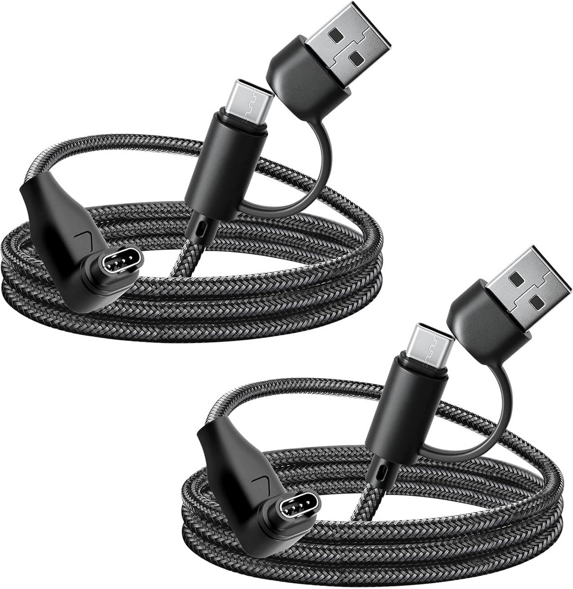 Oplaadkabel 2-in-1 voor Smartwatch 120cm - Opladen & Data Kabel voor Diverse Modellen