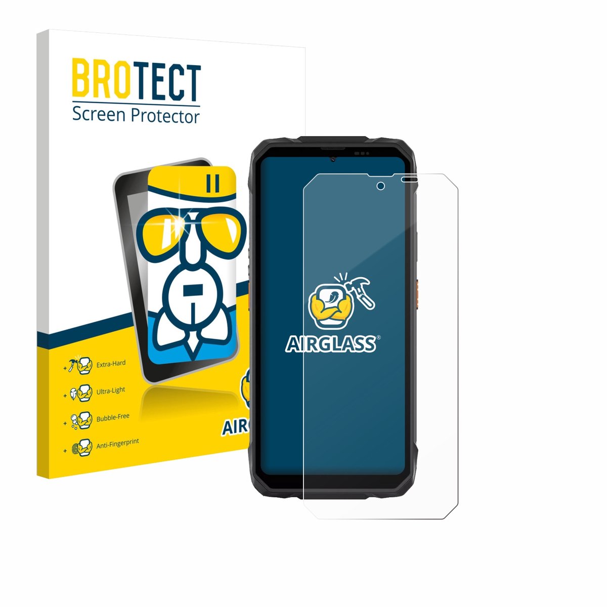 Screenprotector voor Blackview Rock 1 Beschermglas transparant