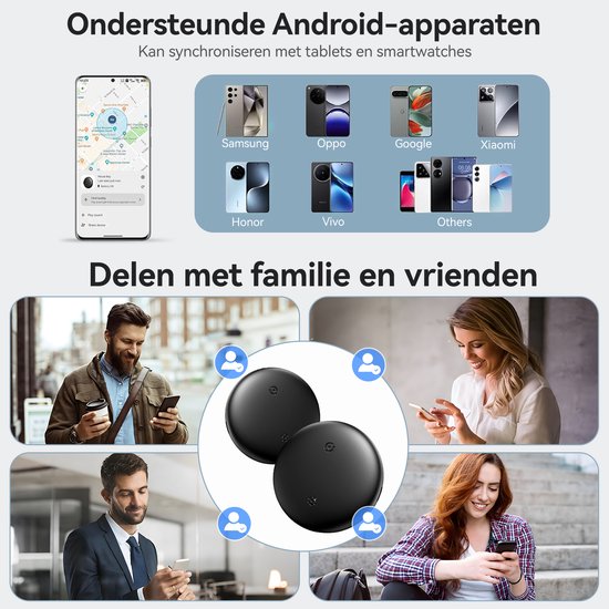 Rolling Square AirCard Pro Tracker Bluetooth Per Android, Compatibile Con Google Find My Device, Ricarica Wireless, Spessore 2,2mm, Con QR Code Per ID Digitale E Modalità Smarrito - 3