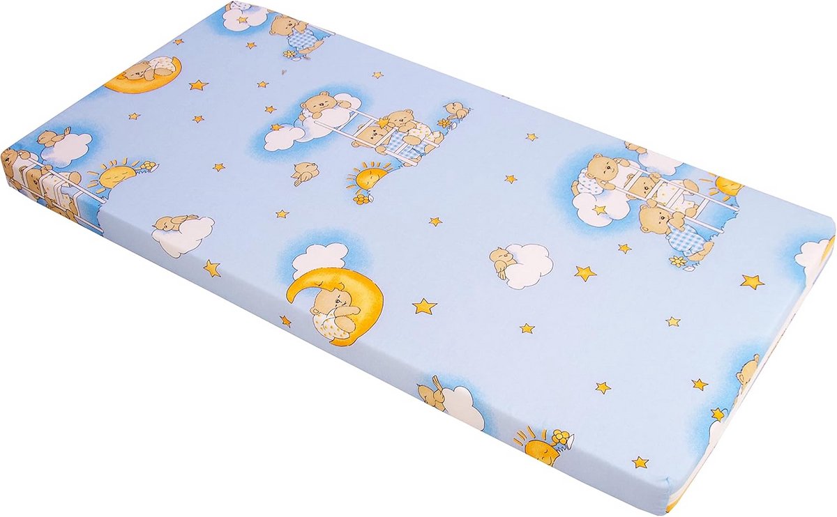 Reis- en kinderbedje matras 70x140 cm - comfortabele baby matras voor thuis en onderweg