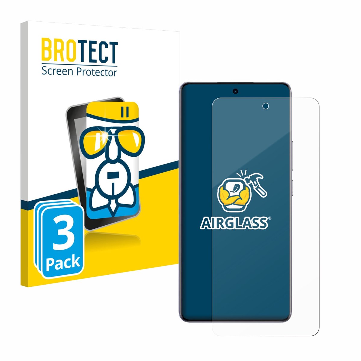 Screenprotector 3 Stuks voor realme 15 Pro Beschermglas transparant