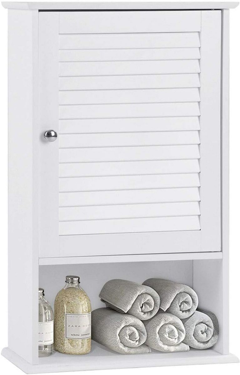 Wandkast Badkamer met Verstelbare Plank - Opberghoogte 70 cm