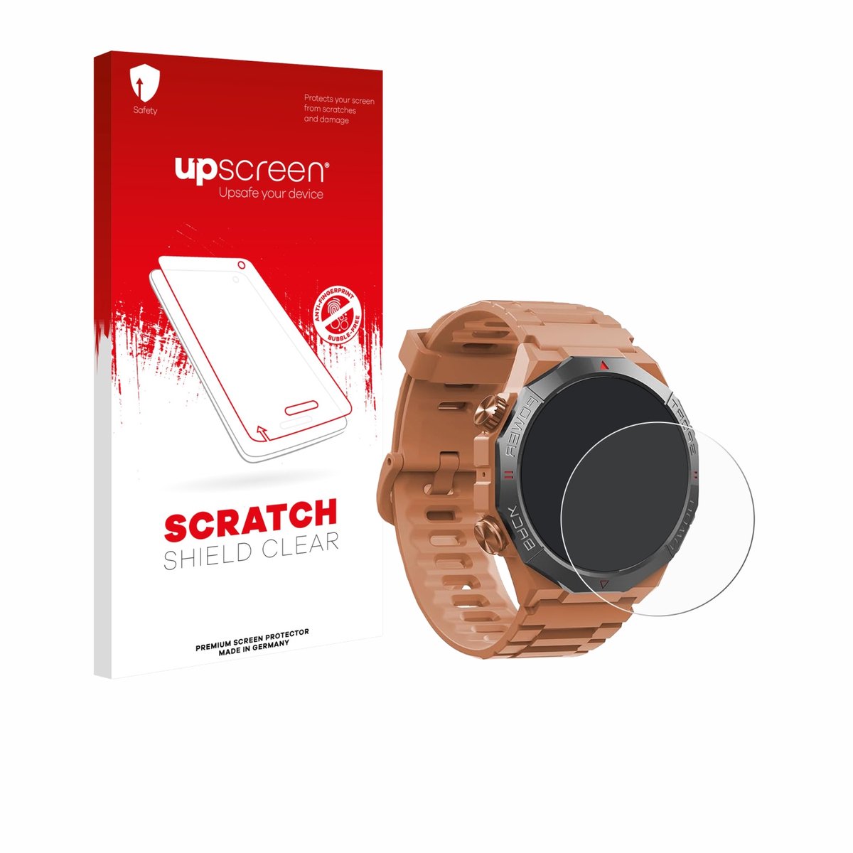 upscreen - Screenprotector voor Qecnato S10 1.39" - Folie Beschermfolie transparant