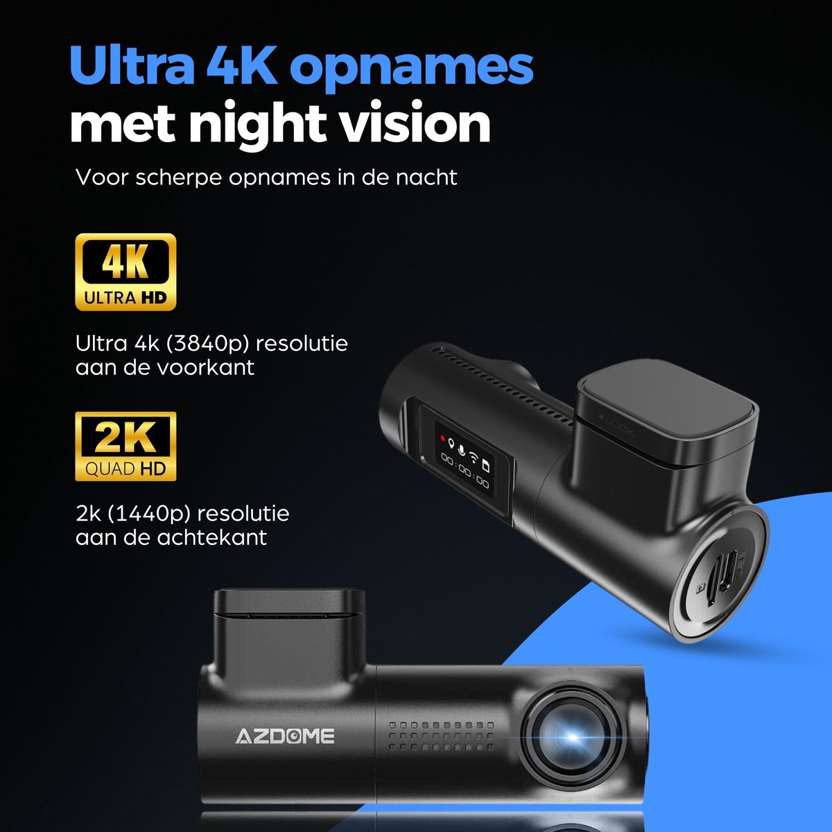 AZDome M330 Max 4K + 2K dual dashcam thumbnail 5