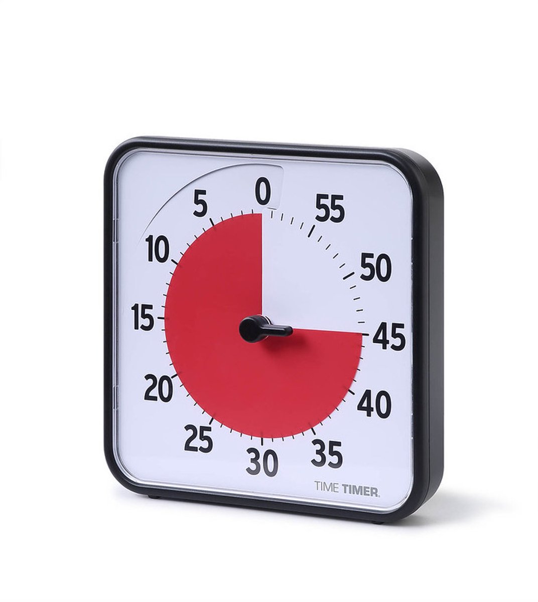 Time Timer® Medium - ZWART - 2Pack - duo set Time Timer — afbeelding 3