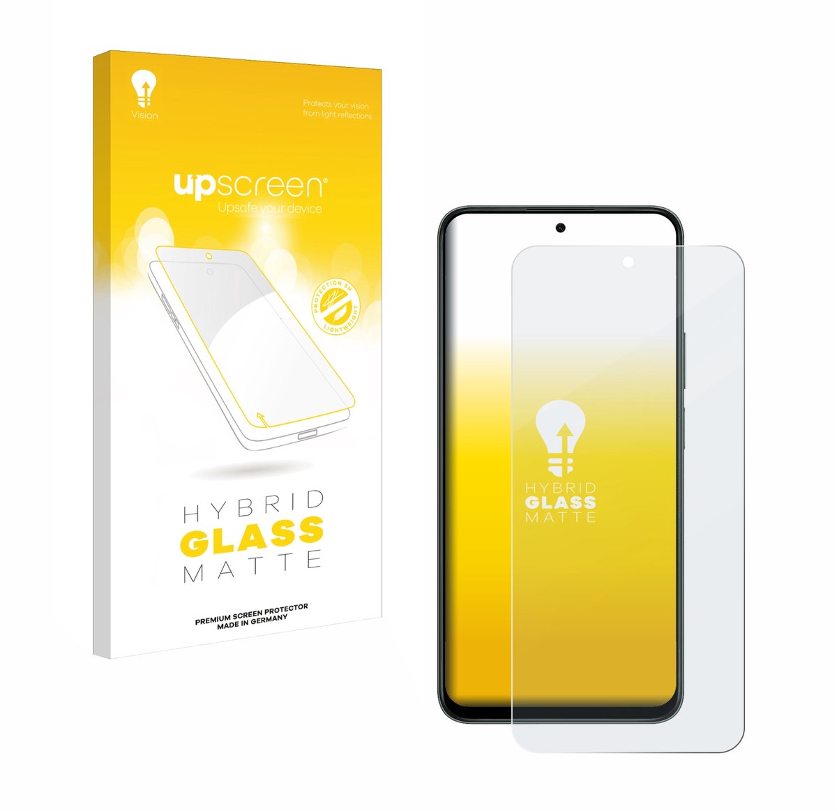 upscreen - Screenprotector voor Honor X7d 5G - Folie Beschermfolie Beschermglas matte