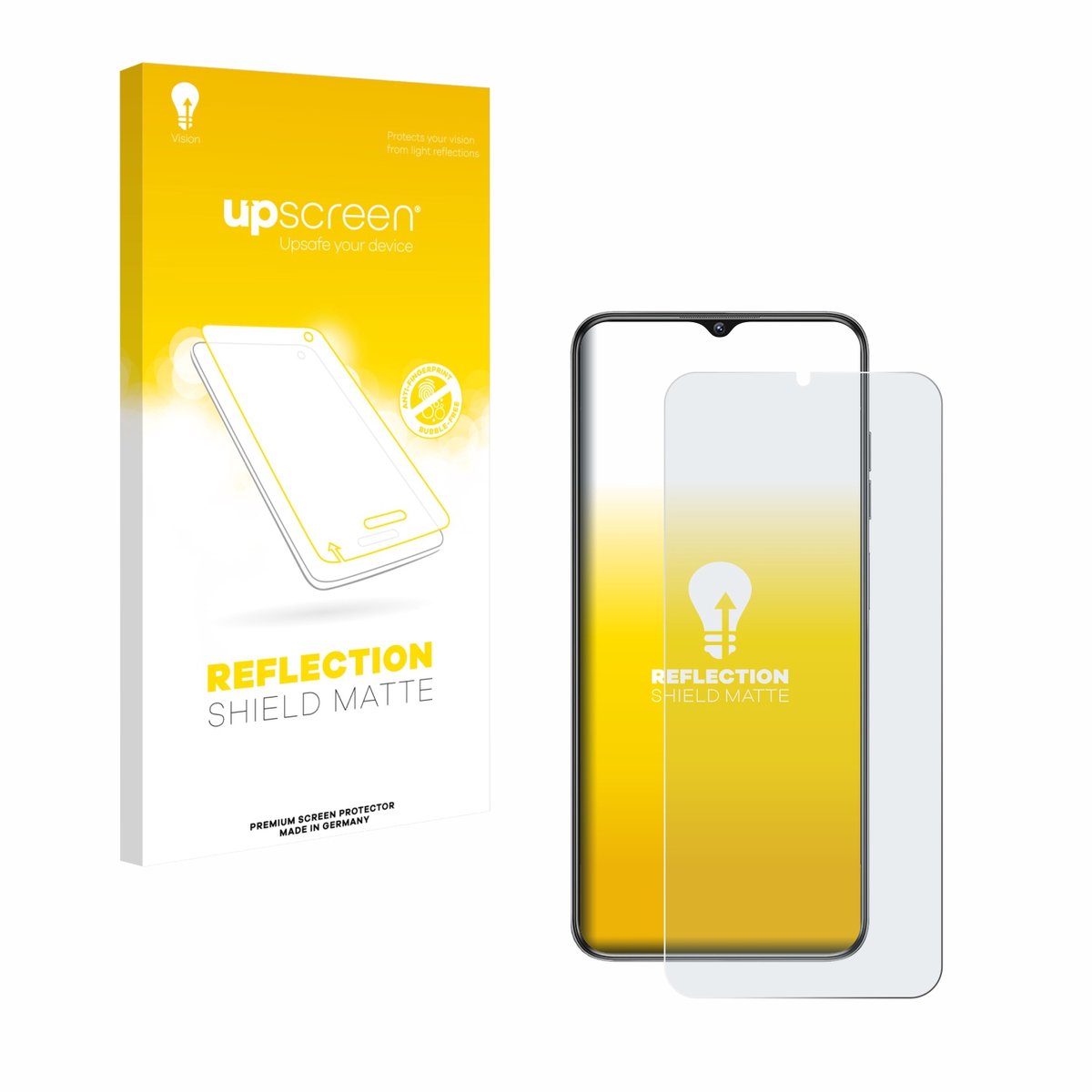 upscreen - Screenprotector voor Oukitel C1 - Folie Beschermfolie anti glare matte