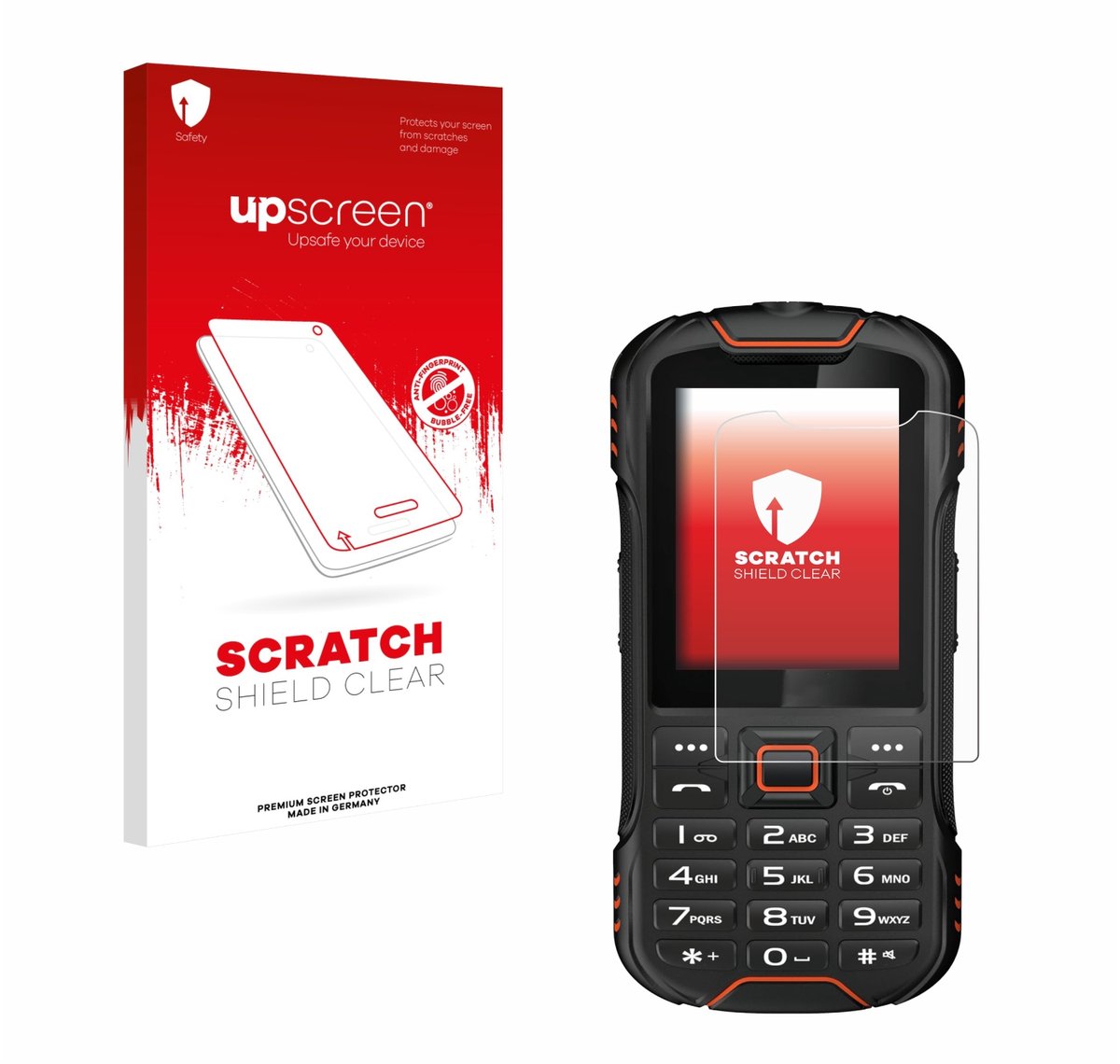 upscreen - Screenprotector voor Gigaset GLX8 - Folie Beschermfolie transparant