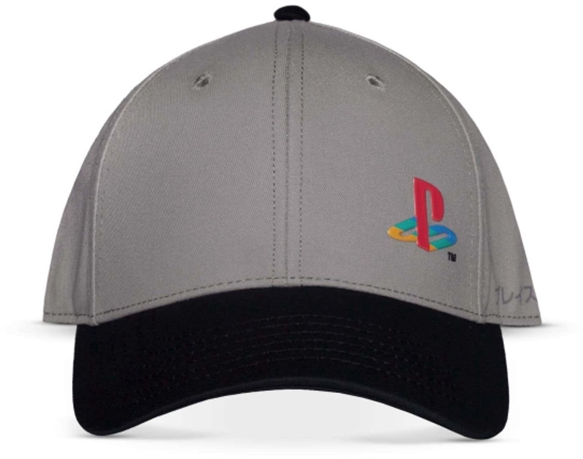 PlayStation - Logo Verstelbare pet - Grijs/Zwart