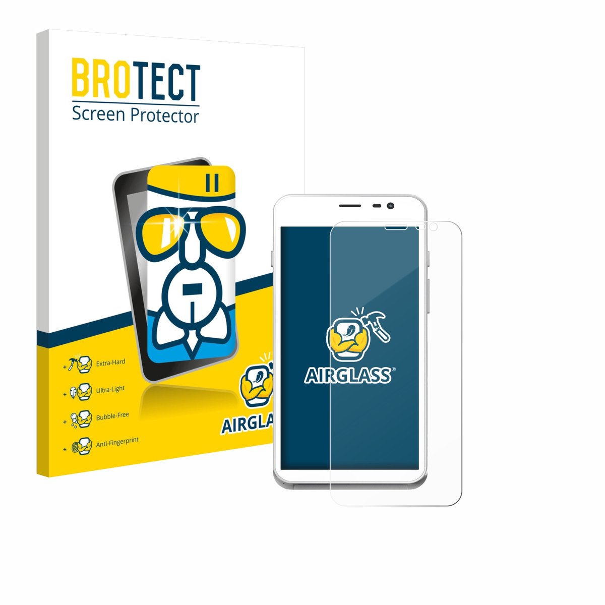 Screenprotector voor Pax CCV Fly A77 Beschermglas transparant
