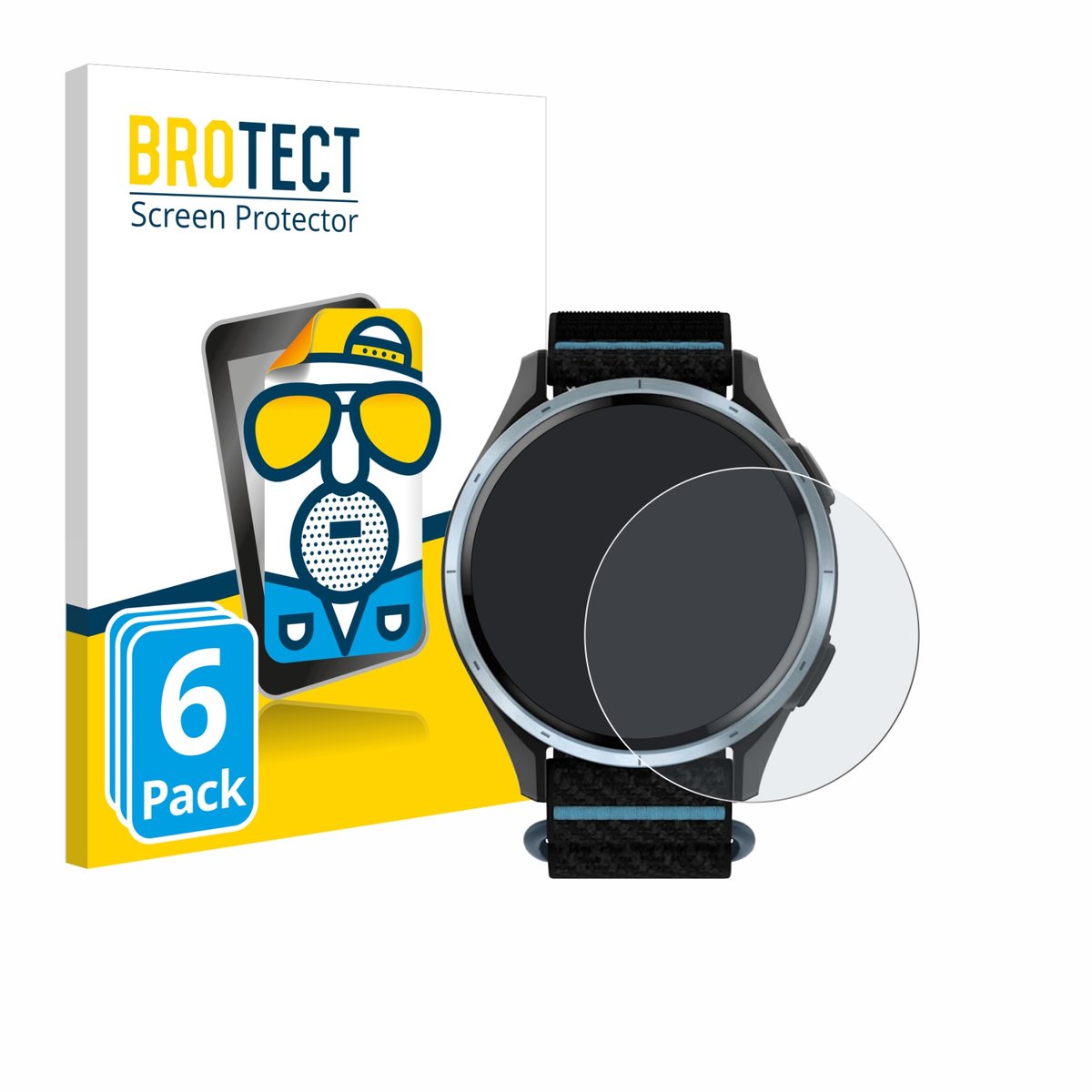 BROTECT - Screenprotector voor Garmin Approach J1 - Folie Beschermfolie matte 6 Stuks