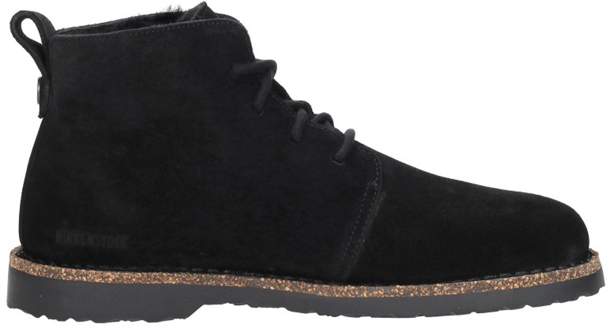 Birkenstock UPPSALA CHUKKA SHEARLING SUEDE Hoge sneakersHoge sneakersVeterbootsDames veterschoenenDames sneakersVrije tijd half-hoogHalf-hoge schoenenHeren veterschoenHeren sneakers Zwart