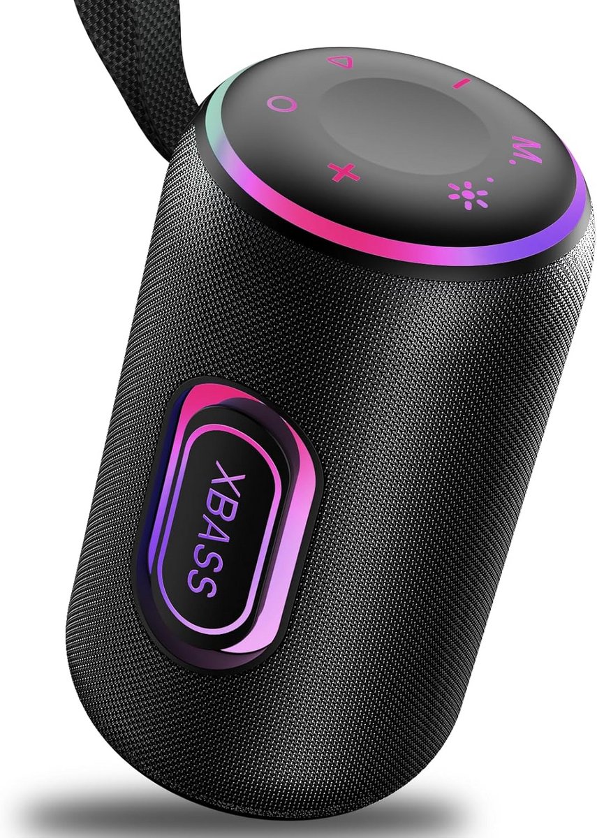 Draagbare Bluetooth 5.4 Speaker 30W - Dual Speaker - Deep Bass - 30 Uur Speeltijd - Zwart