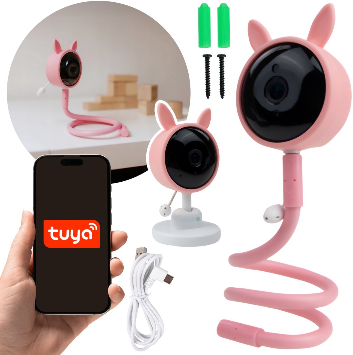 Mary's Babyfoon Konijn met Camera en Bewegingsdetectie - Product - €39,99