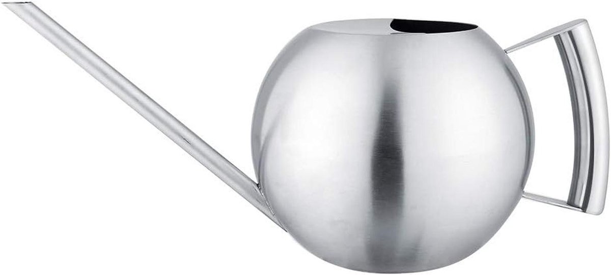 1L Verstuiver Lang Tuit Ronde Vorm Modern Design Roestvrij Staal Zilver 29 cm 440 g