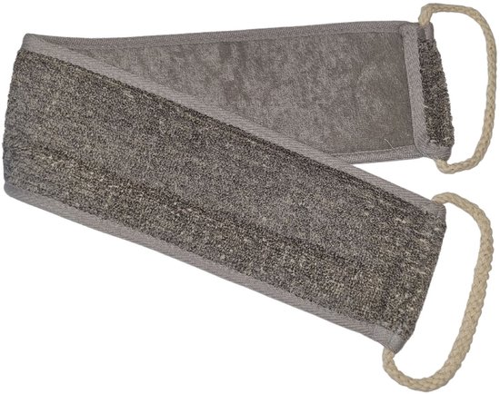 Gommage Dos Naturel de Luxe - Charbon - Bamboo & Lin - Biodégradable