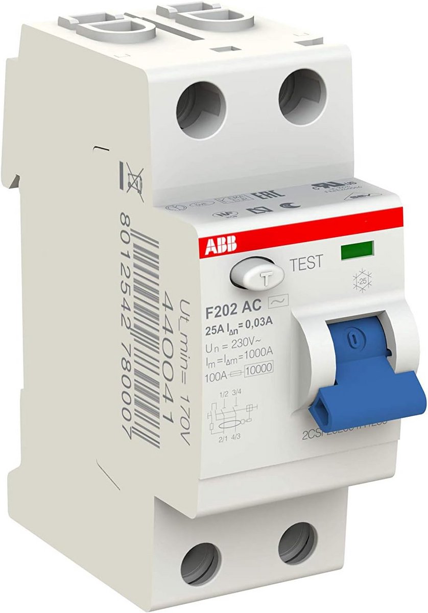 Aardlekschakelaar voor Installatiebeveiliging