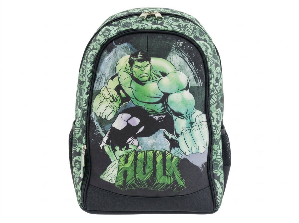 The Hulk - Rugzak - 2 Vak - Groot formaat - 45x34x17cm - 26 liter inhoud