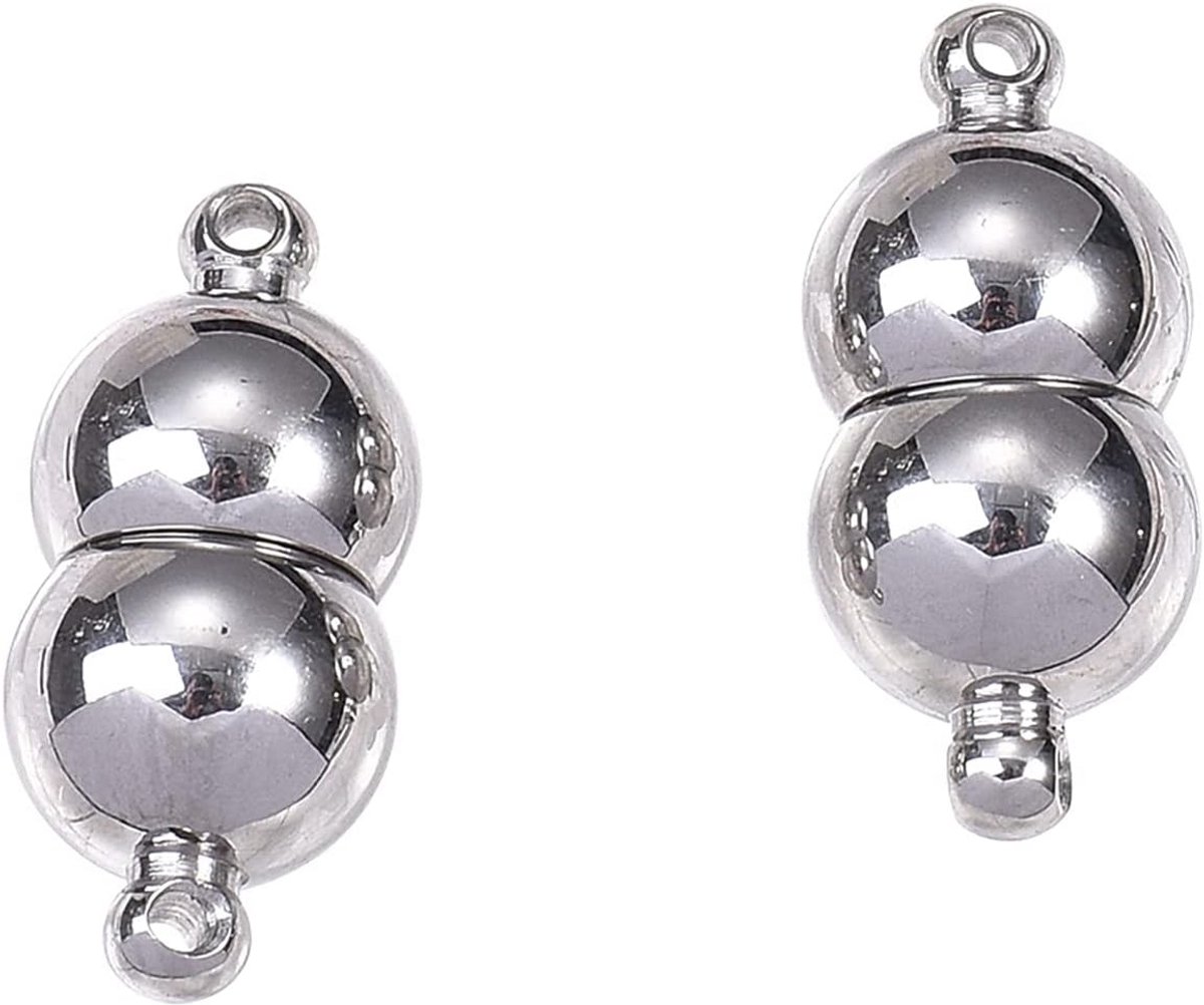 10x Sterke Magnetische Sieradensluitingen RVS voor Kettingen en Armbanden