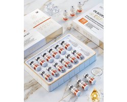 Oligopeptide Gezichtsverzorging Set met Hyaluronzuur - Gezichts serum Poeder & Vloeistof Set (12x Flacons) - Hydraterend & Verzorgend Korean Skincare Serum