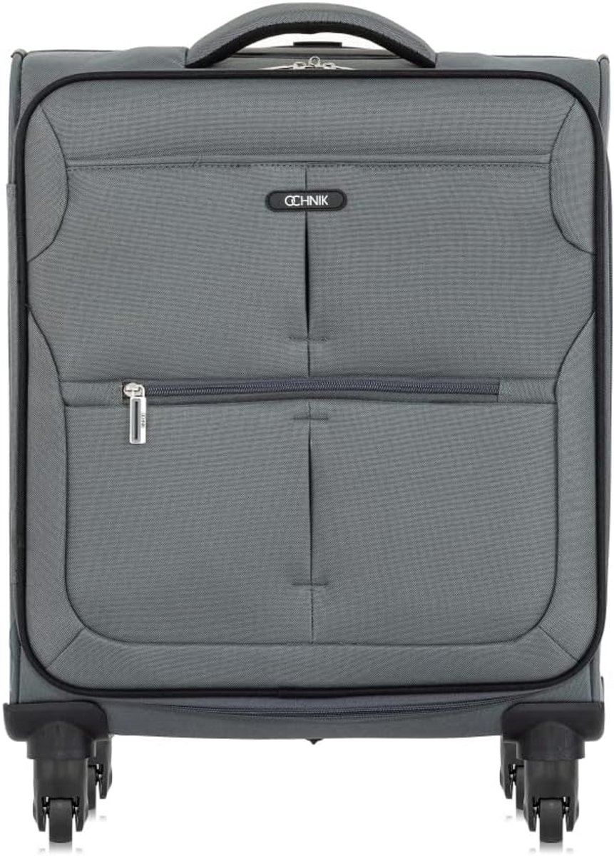 Kleine Reiskoffer S Softcase Nylon Grijs met Cijferslot