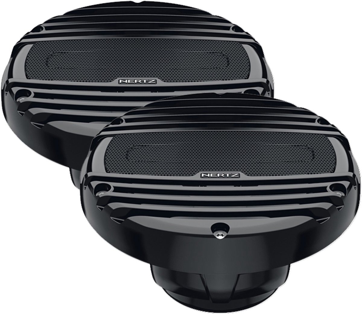 HMX 6.5-TC - 6.5" Marine high performance coax speakers Zwart set van 2