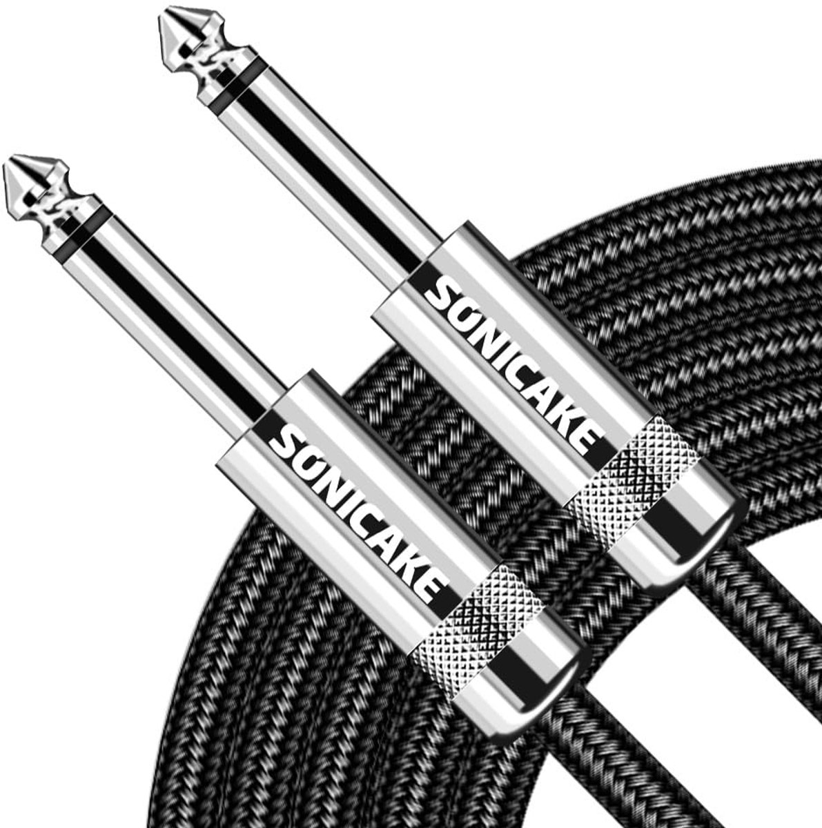 6 Meter Gitaarkabel met 6.3mm Jack - Hoge Kwaliteit en Geluidsbescherming