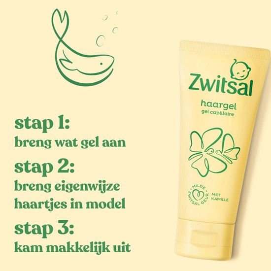 Zwitsal Combi Pakkket - 2 x Haarlotion 200 ml & 3 x Goedemorgen Haargel van Merkloos — afbeelding 2