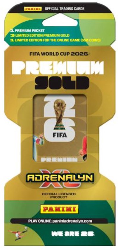 Panini – Adrenalyn XL Premium OR – Verzamelkaartenpakket – FIFA 2026